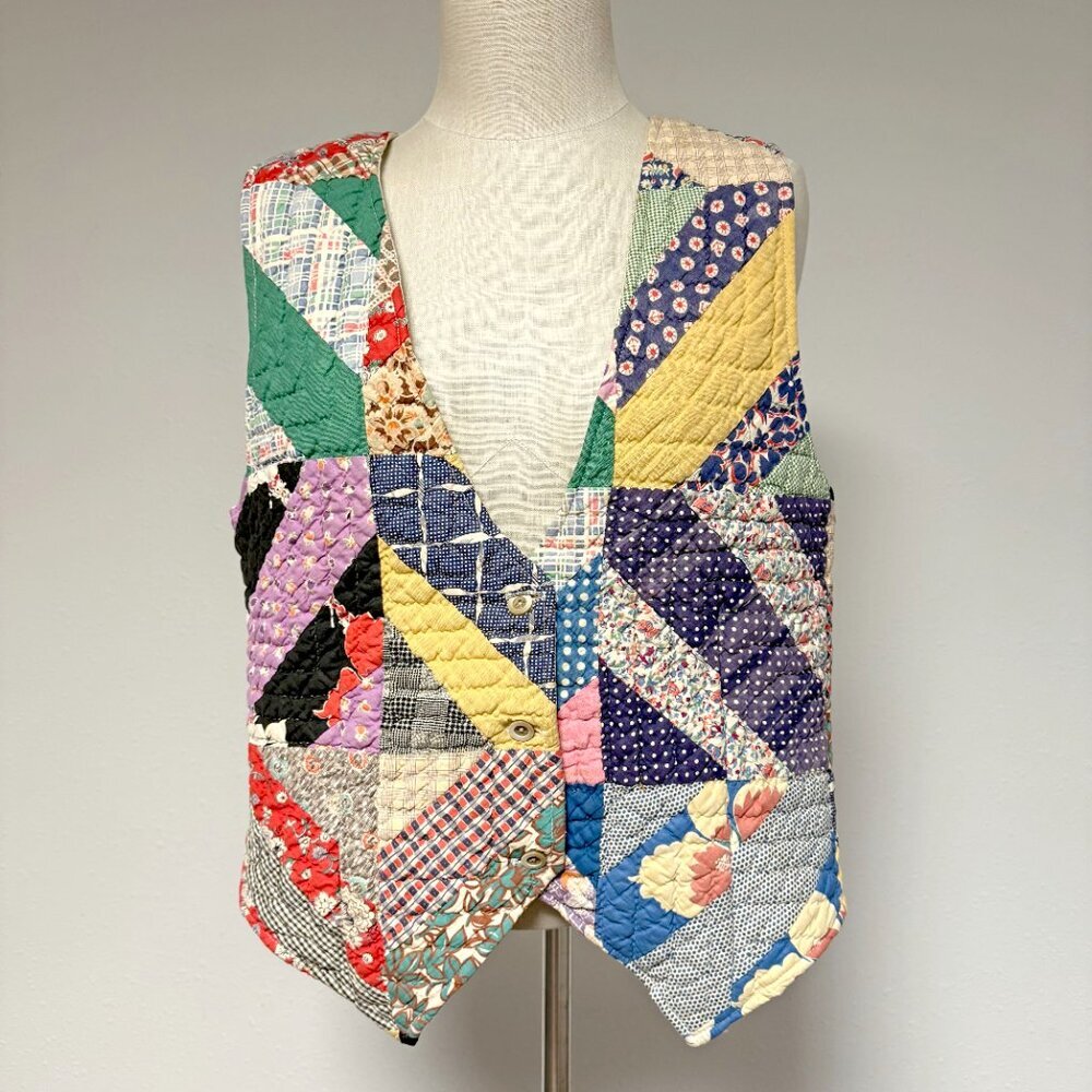 Homemade Quilted Vest - Picture 5 of 12